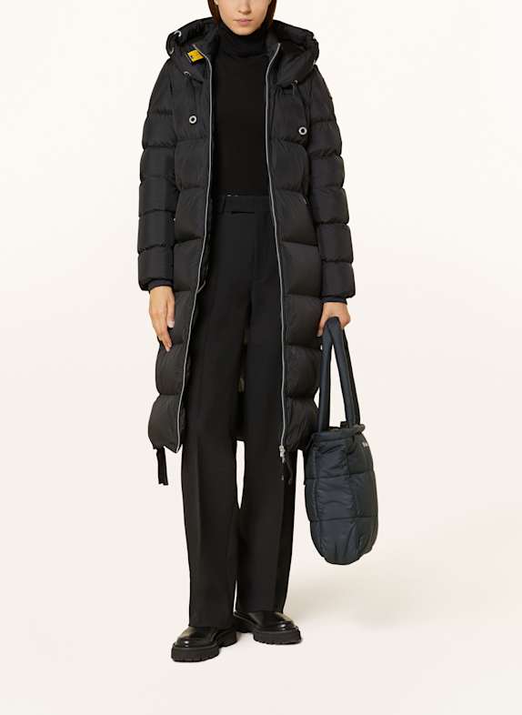 PARAJUMPERS Daunenmantel PANDA SCHWARZ