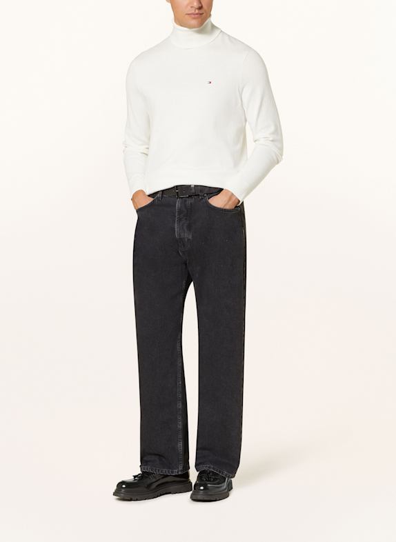 TOMMY HILFIGER pull à col roulé BLANC
