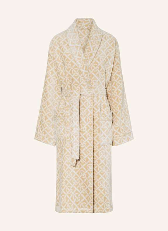 GANT HOME Unisex-Bademantel BEIGE/ ECRU