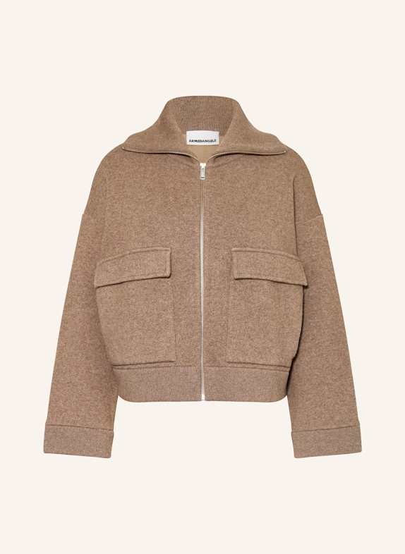ARMEDANGELS Strickjacke JOANNAA DUNKELBRAUN