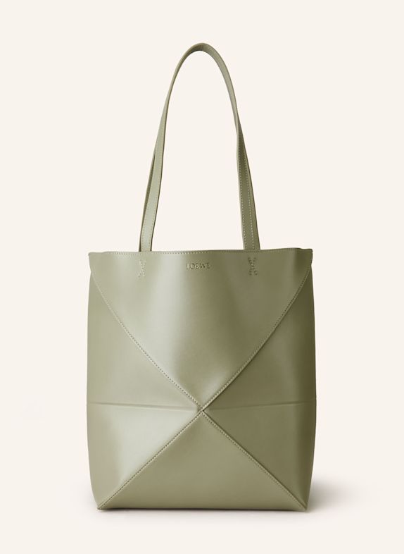 LOEWE Shopper PUZZLE FOLD GRÜN