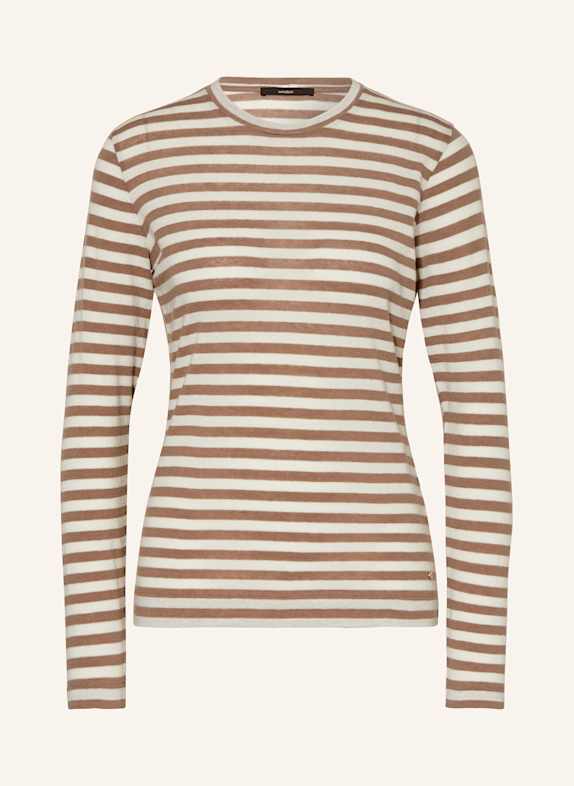 windsor. Longsleeve BRAUN/ BEIGE