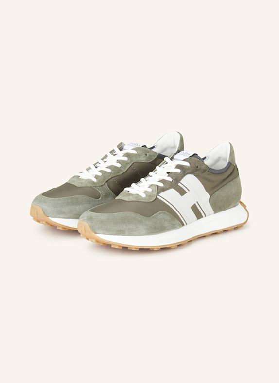 HOGAN Sneakers H601 OLIVE / WHITE