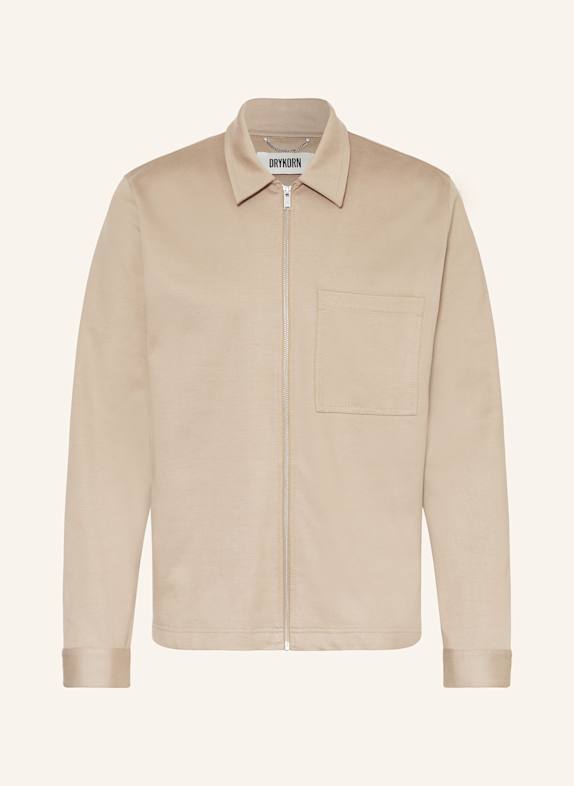 DRYKORN Overshirt JERSON LIGHT BROWN