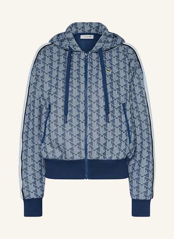 LACOSTE Sweatjacke BLAU/ HELLBLAU