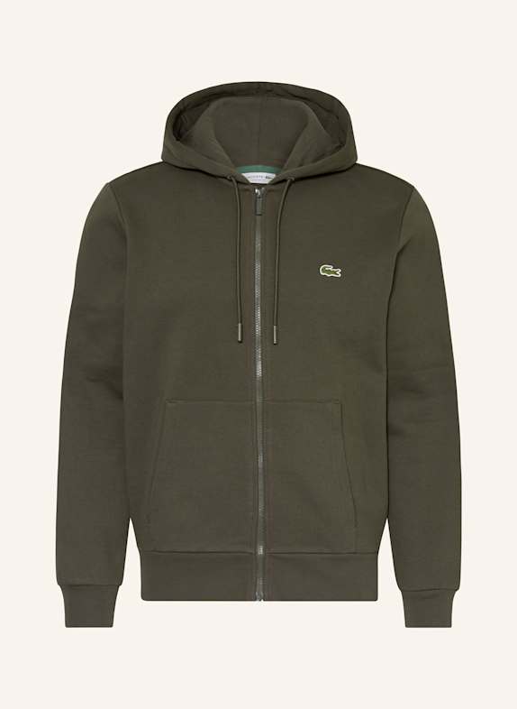 LACOSTE Sweatjacke DUNKELGRÜN