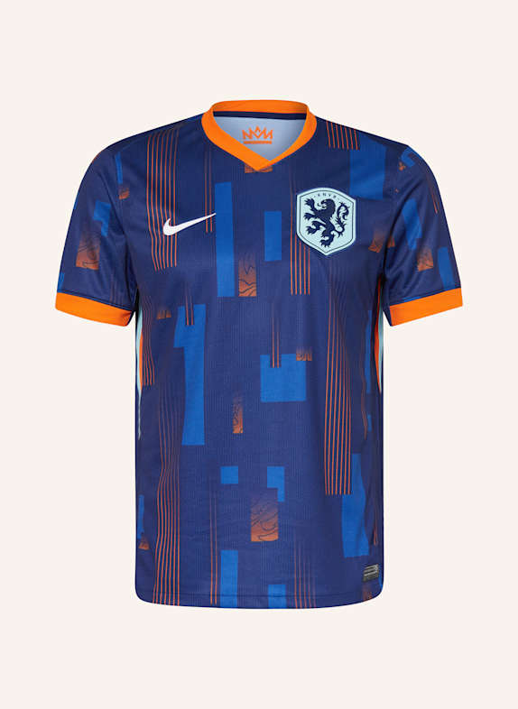 Nike Auswärtstrikot NIEDERLANDE 2024/25 BLAU/ DUNKELBLAU/ ORANGE