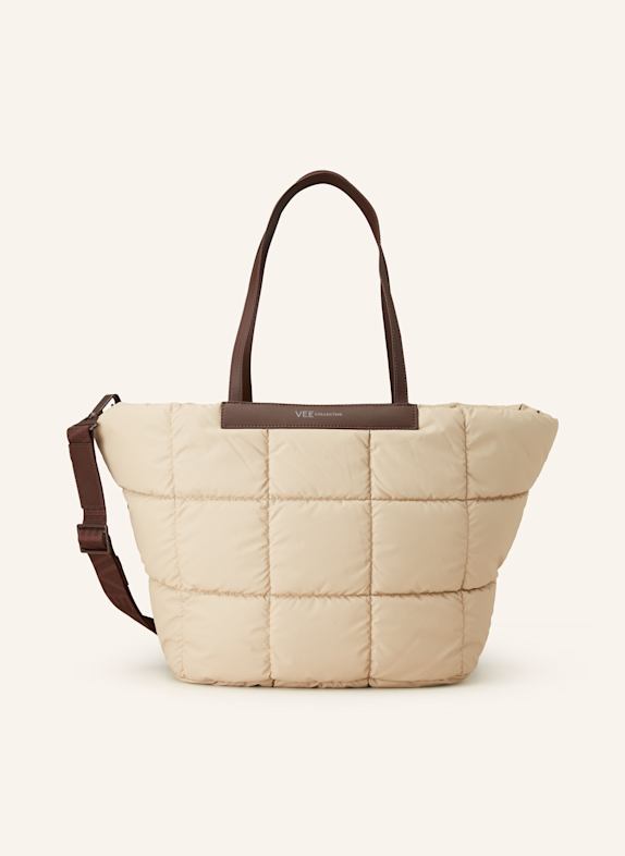 Vee Collective Shopper PORTER MAX with removable pouch LIGHT BROWN