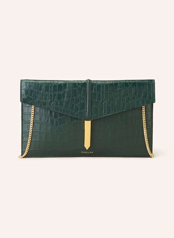 DeMellier Clutch TOKYO DUNKELGRÜN