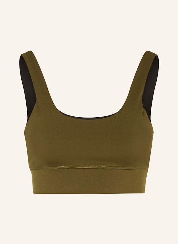 VARLEY SHAPE AMBER sports bra OLIVE