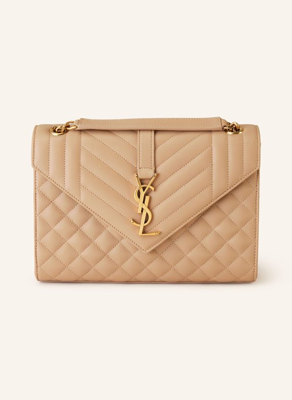SAINT LAURENT Torebka ENVELOPE MEDIUM JASNOBRĄZOWY
