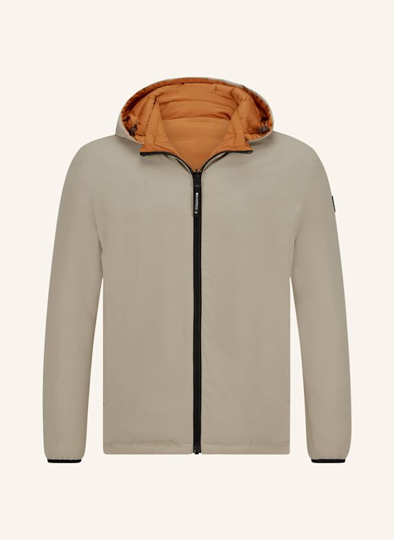 MILESTONE Stone Island zipped bomber jacket BEIGE