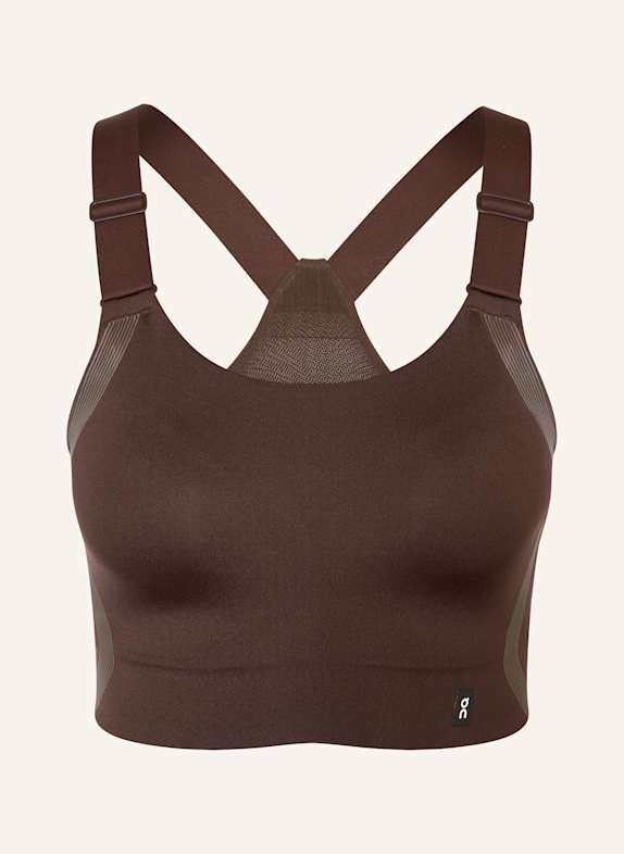 On Sports bra PERFORMANCE FLEX DARK BROWN