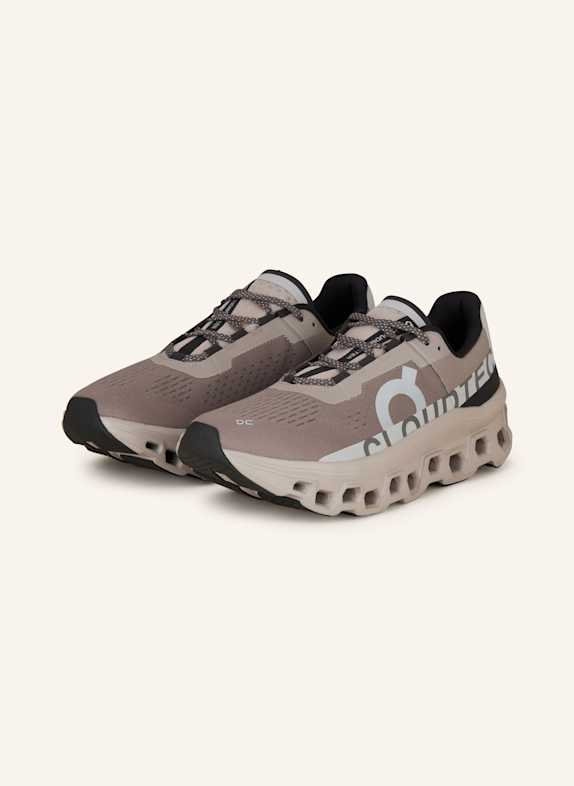 On Sneaker CLOUDMONSTER HELLBRAUN/ HELLGRAU/ SCHWARZ