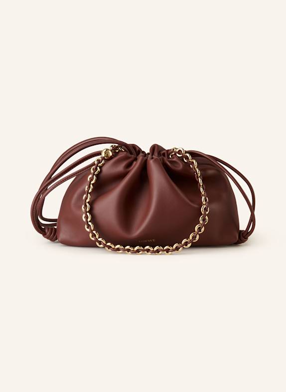 LOEWE Clutch FLAMENCO DUNKELROT