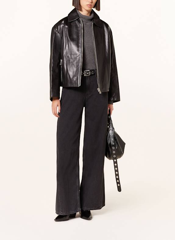 BELSTAFF Kurtka skórzana COPPER CZARNY