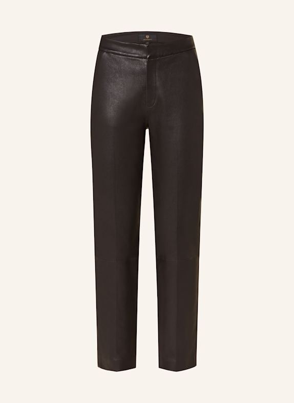BELSTAFF Spodnie skórzane RADIUM CZARNY