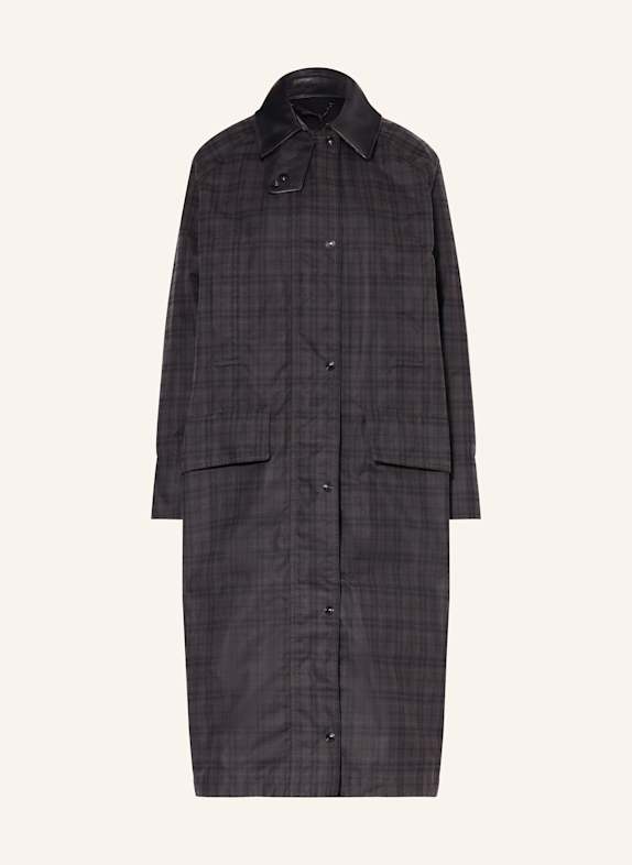 BELSTAFF Płaszcz ASTER CZARNY/ CZIEMNOSZARY