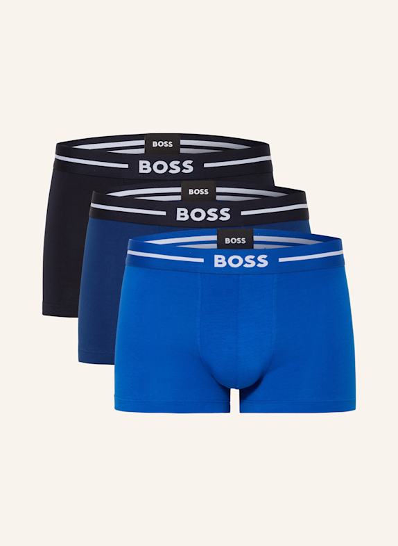 BOSS 3-Shirt blouse C_BARBY BLUE/ DARK BLUE/ BLACK