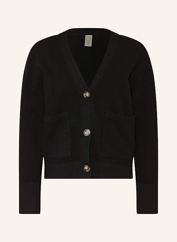 Y.A.S. Strickjacke SCHWARZ