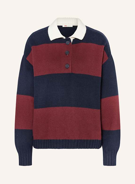 Levi's® Rugbyshirt IVY DUNKELBLAU/ DUNKELROT