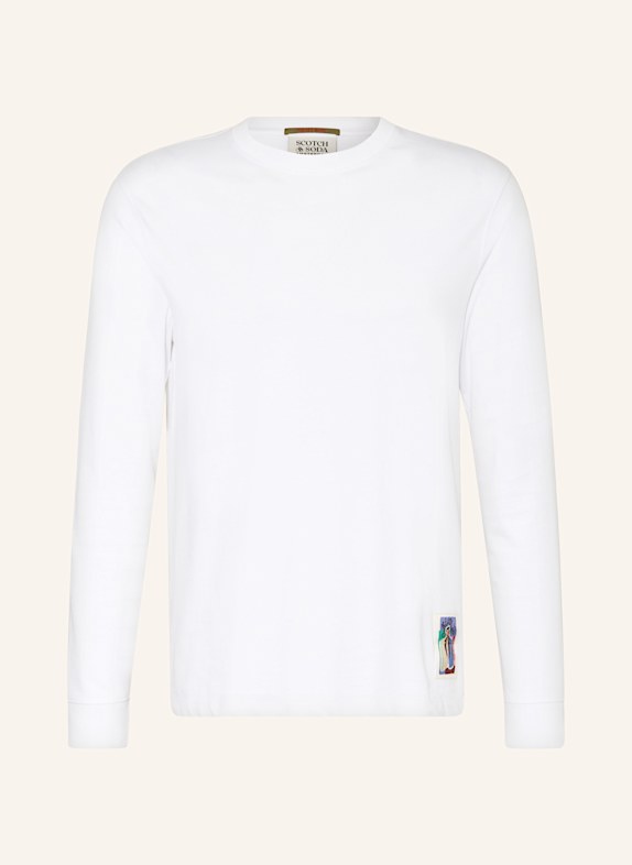 SCOTCH & SODA Longsleeve WEISS