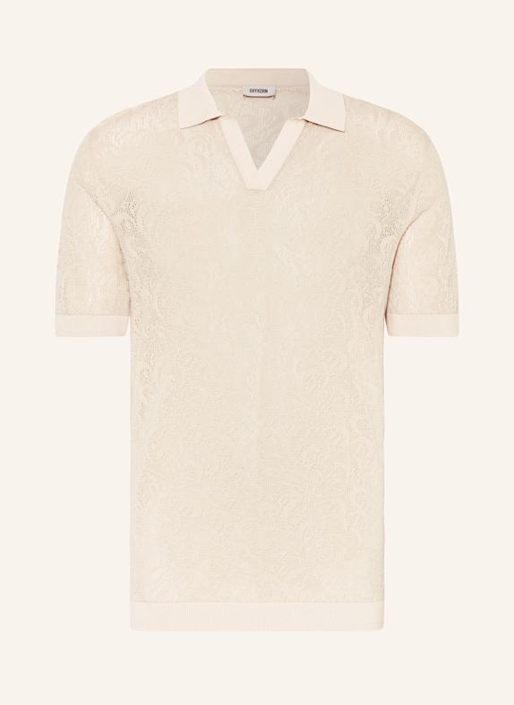 DRYKORN Spitzen-Poloshirt BRAIAN HELLBRAUN