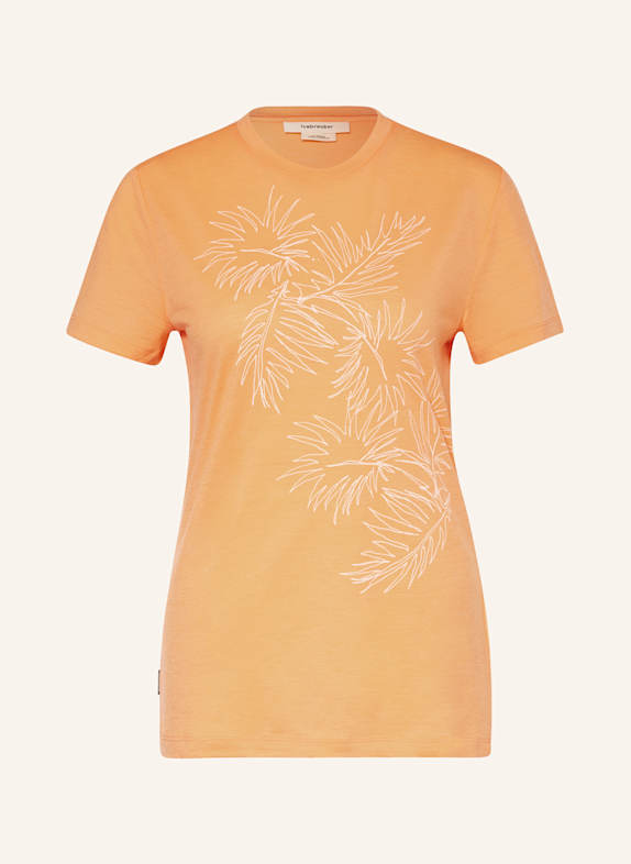 icebreaker T-shirt MERINO TECH LITE z wełny merino JASKRAWY POMARAŃCZOWY