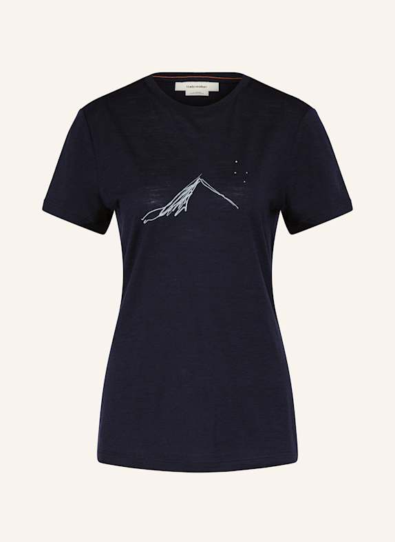 icebreaker T-shirt MERINO 150 TECH LITE z wełny merino GRANATOWY