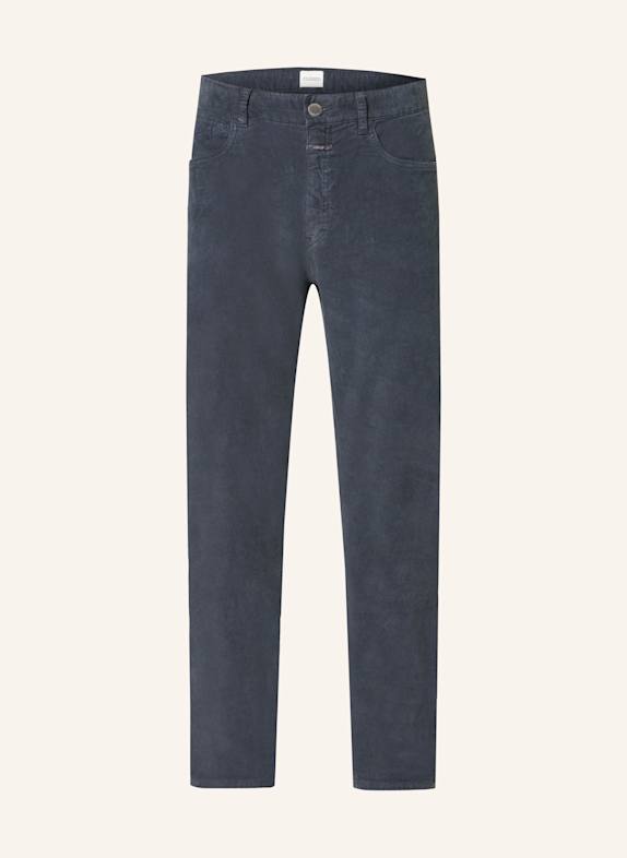 CLOSED Spodnie sztruksowe COOPER TRUE regular fit GRANATOWY