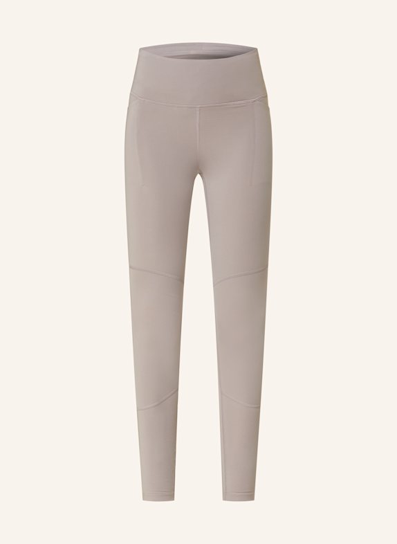 UNDER ARMOUR Legginsy do biegania LAUNCH ELITE SZARY