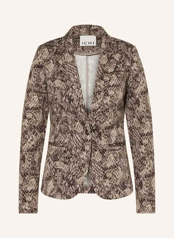 ICHI Jersey blazer IHKATE BROWN/ DARK BROWN/ BEIGE