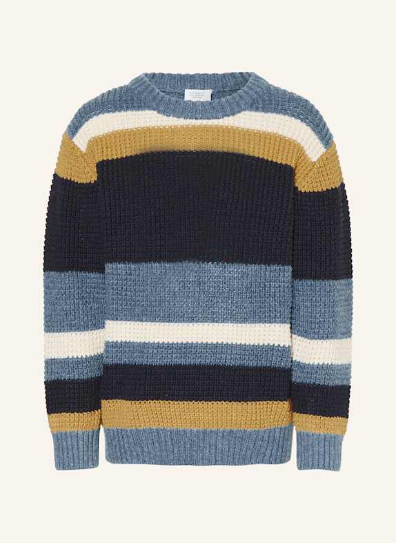 HUST and CLAIRE Pullover HC PELLE BLAUGRAU/ CAMEL/ DUNKELBLAU