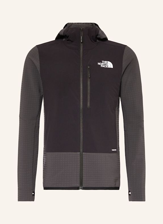 THE NORTH FACE Midlayer-Jacke ELI ELIXIR HYBRID VENTRIX™ SCHWARZ/ GRAU