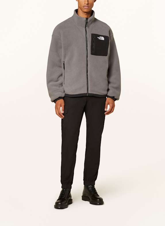 THE NORTH FACE Jacheta din fleece YUMIORI reversibilă GRI / NEGRU