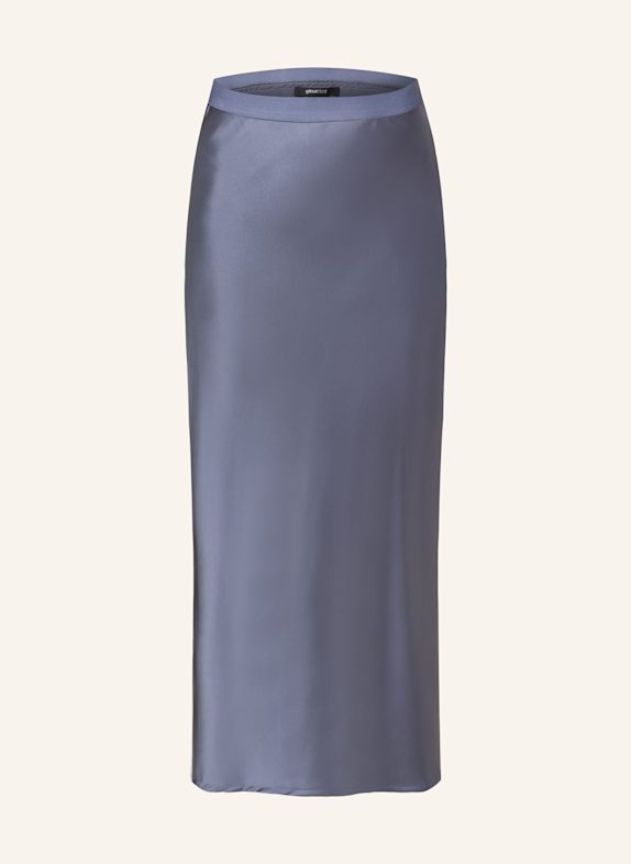 gina tricot jupe en satin BLEU GRIS