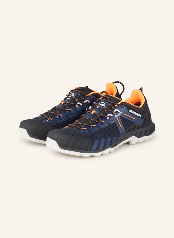 MAMMUT Buty trekkingowe ALNASCA KNIT III GTX CZARNY/ GRANATOWY/ JASKRAWY POMARAŃCZOWY