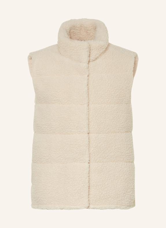 ONLY Prošívaná vesta s plyšovým materiálem REŽNÁ