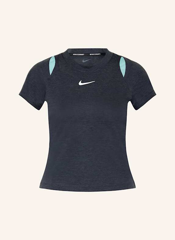 Nike T-shirt COURT ADVANTAGE DRI-FIT GRANATOWY