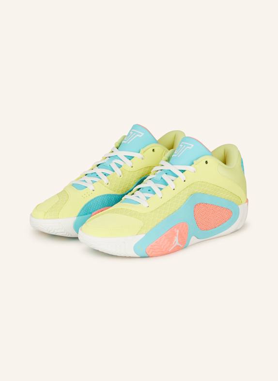 JORDAN Basketballschuhe TATUM 2 GELB/ TÜRKIS/ ORANGE