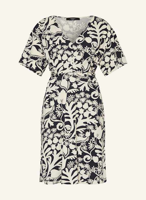 WEEKEND Max Mara Jerseykleid LUCAS CREME/ BLAU/ DUNKELBLAU