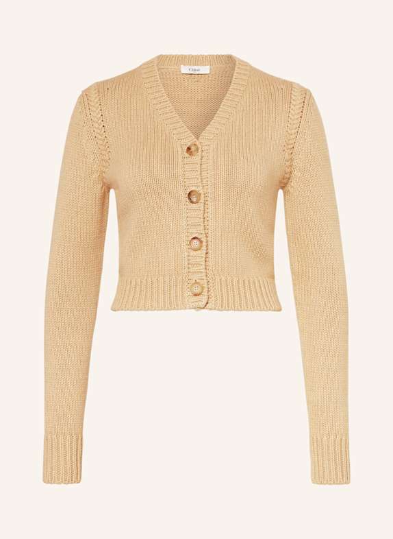 Chloé Strickjacke mit Cashmere HELLORANGE
