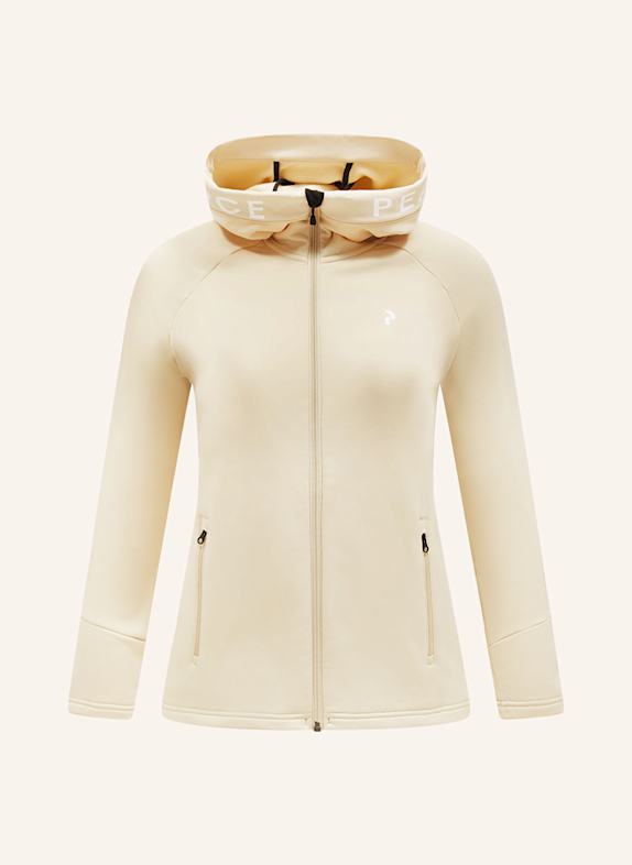 Peak Performance Midllayer-Jacke RIDER ZIP HOOD BEIGE
