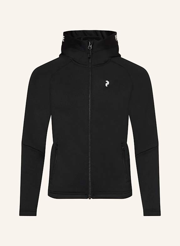 Peak Performance Midlayer-Jacke RIDER SCHWARZ