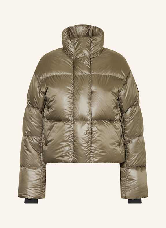 CANADA GOOSE Cropped-Daunenjacke CYPRESS DUNKELGRÜN
