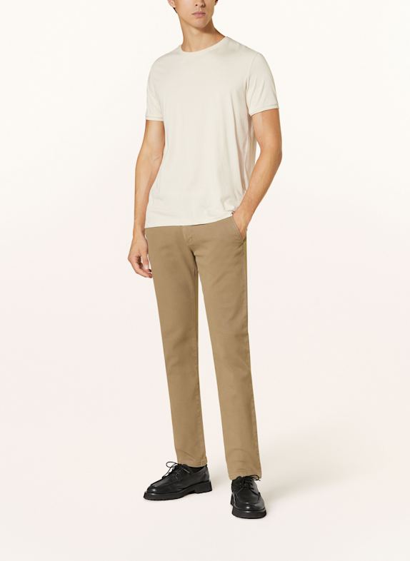 STROKESMAN'S Piqué-Chino Slim Fit BEJ