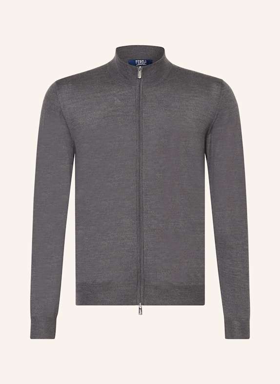 FEDELI Strickjacke GRAU