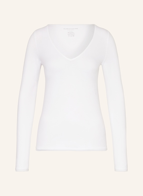 MAJESTIC FILATURES Longsleeve WEISS