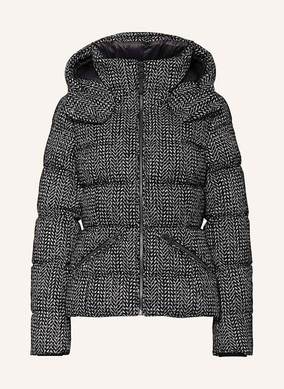 Mackage Daunenjacke MADALYN mit abnehmbarer Kapuze SCHWARZ/ WEISS