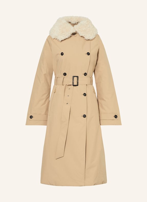 SAVE THE DUCK Trenchcoat mit abnehmbarem Kragen BEIGE
